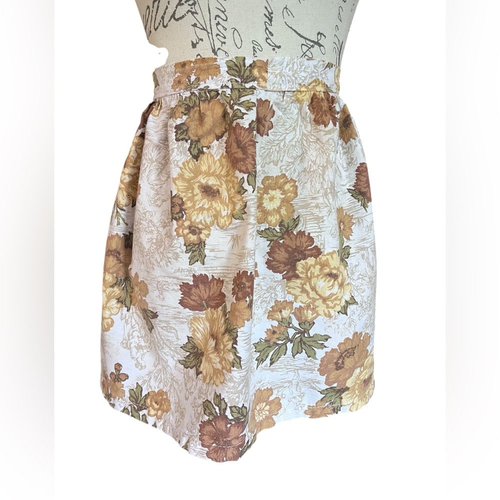 Vintage Handmade Floral Kitchen Apron